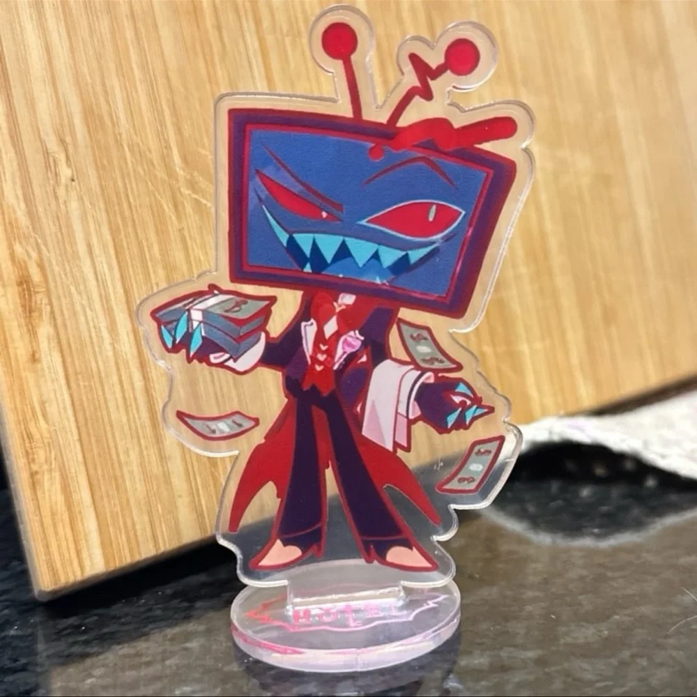 Hazbin Hotel Helluva Boss Vox maid cafe anime acrylic figure standee